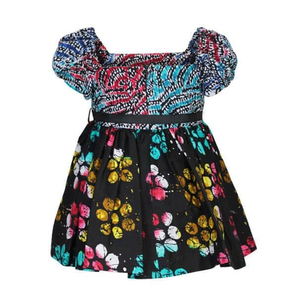 ANKARA MUTICOLOUR DRESS