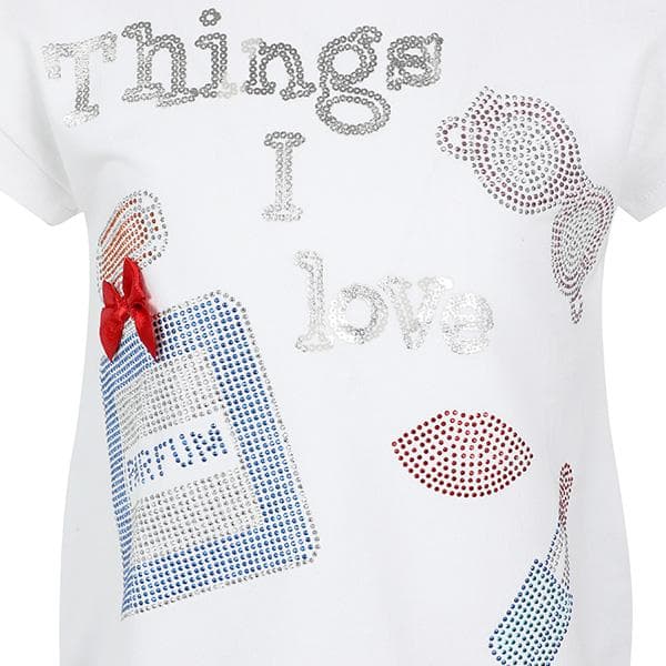WHITE S/S TOP