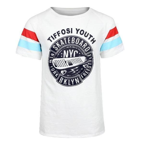 WHITE S/S COTTON T-SHIRT