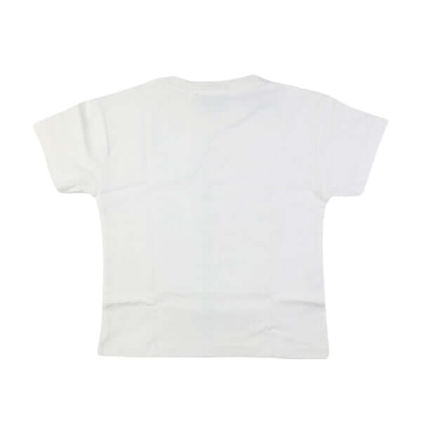 CREAM S/S ROUND NECK PLAIN T-SHIRT