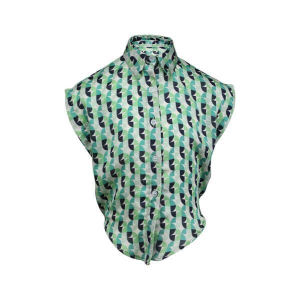 MINT GREEN CHIFFON SHORT SET