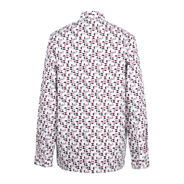 MULTICOLOR GEOMETRIC L/S SHIRT