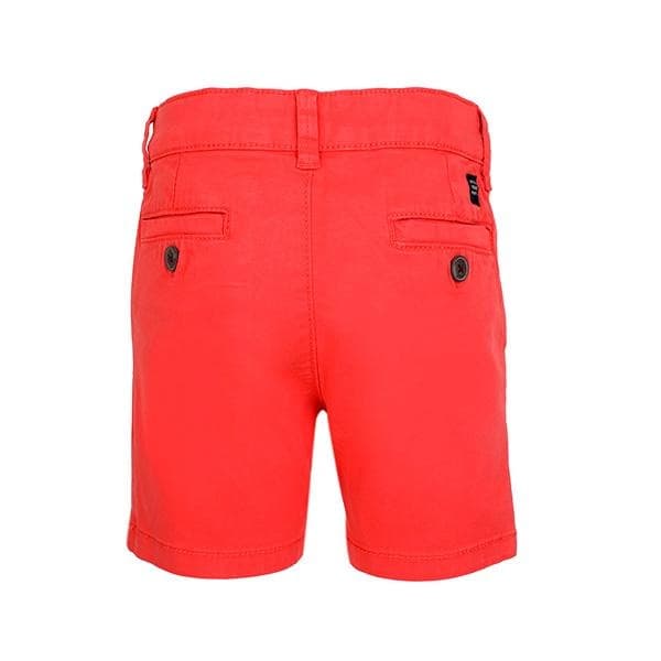 RED BASIC TWILL CHINOS SHORTS