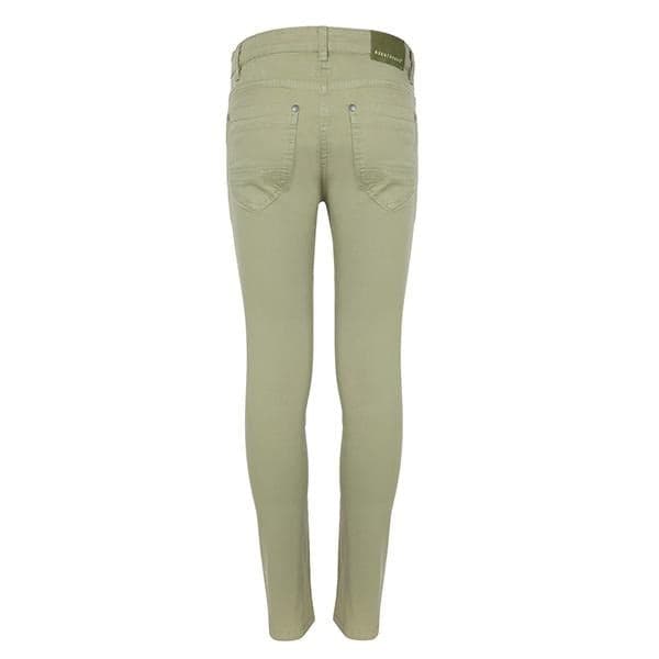 BEIGE SLIM FIT BASIC TROUSERS