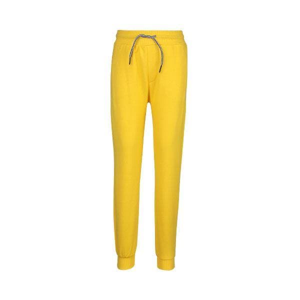 YELLOW BASIC FLEECE CUFFED JOGGERS