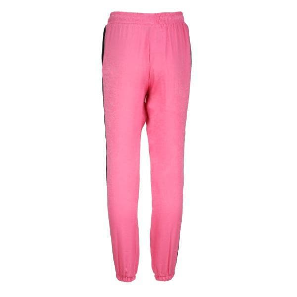 PINK EMBELLISHED DRAWSTRING TROUSERS