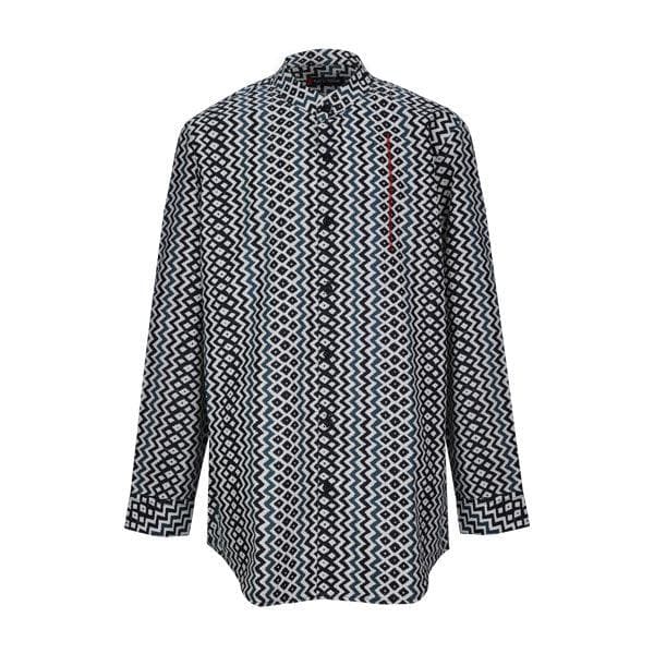 ZIGZAG PATTERENED LONG SLEEVE SHIRT
