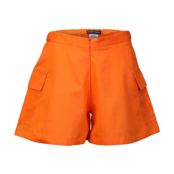 ORANGE CARGO SHORT