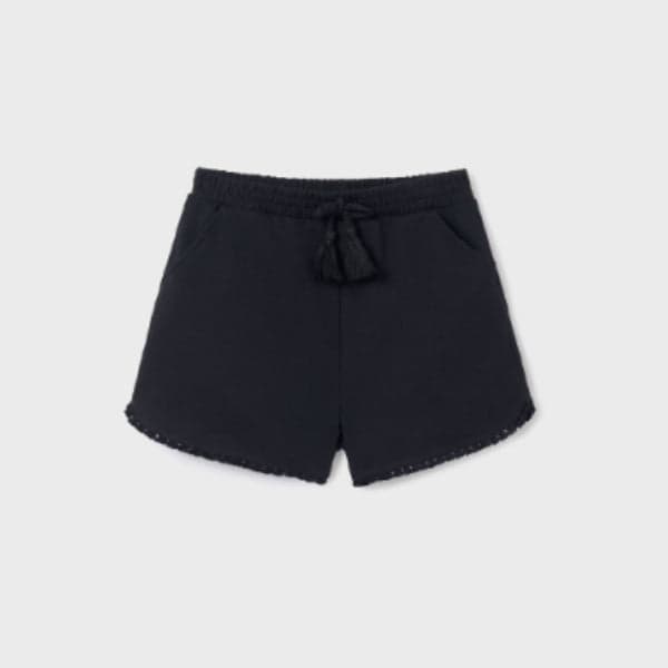NAVY BLUE CHENILLE SHORT