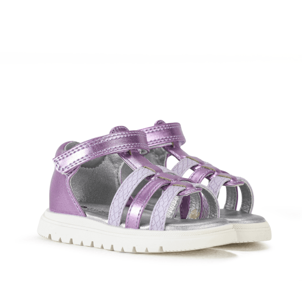 LILAC FLAT SANDALS