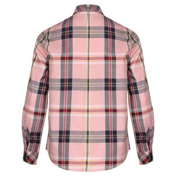 PEACH CHECK SHIRT