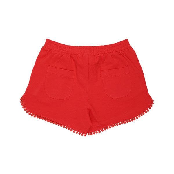 RED BASIC SHORTS