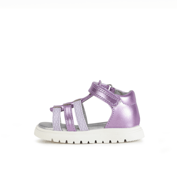 LILAC FLAT SANDALS