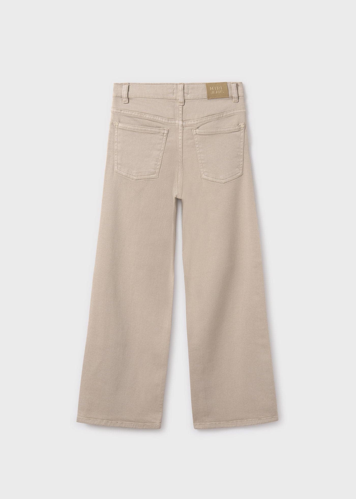 BEIGE TWILL TROUSER