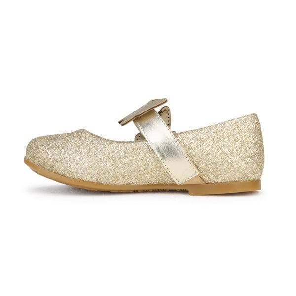 GOLD GLITTERY FORMAL SHOES