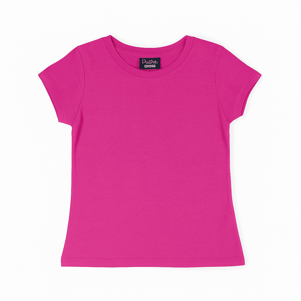PINK RNT PLAIN T-SHIRT