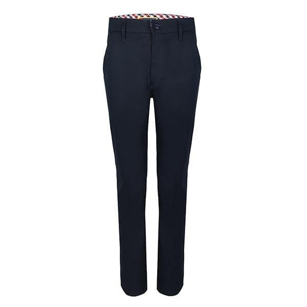 NAVY BASIC CHINOS TROUSER