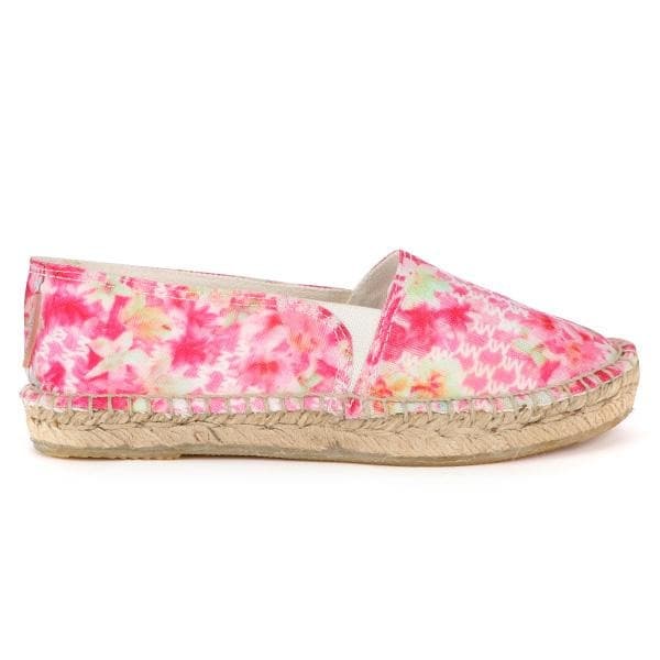 FUCHSIA FLORAL ESPADRILLES