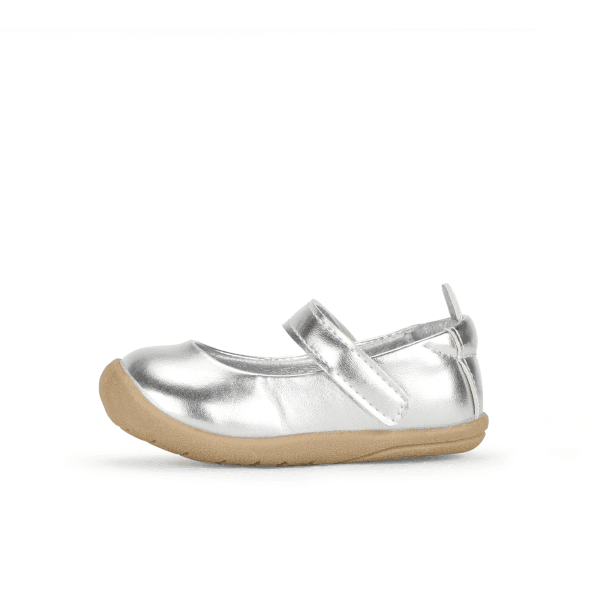 SILVER METALLIC BALLERINA