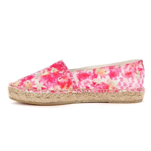 FUCHSIA FLORAL ESPADRILLES