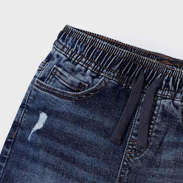 BLUE DENIM SHORT
