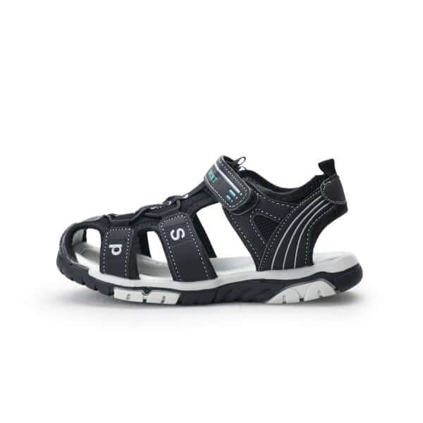 BLACK TREKKERS SANDALS