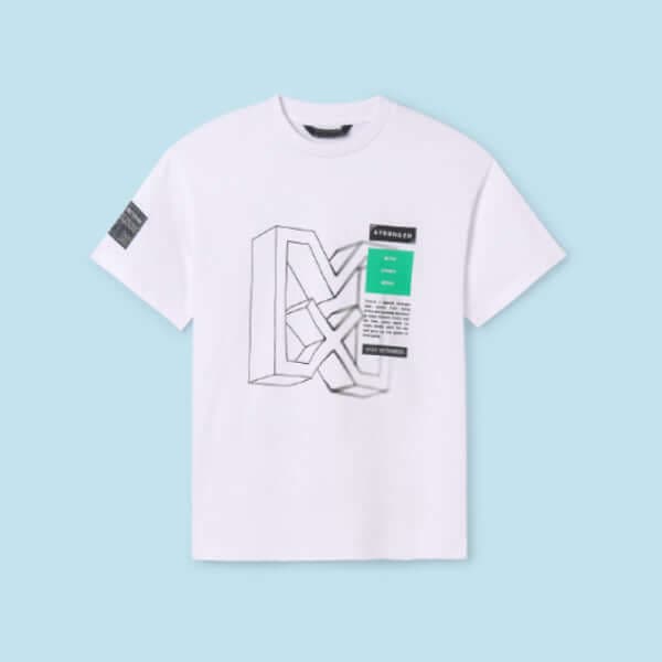 WHITE S/S TSHIRT