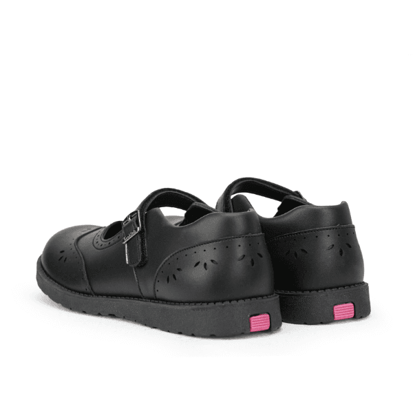 BLACK BUCKLE GIRLS SCHOOL SHOES