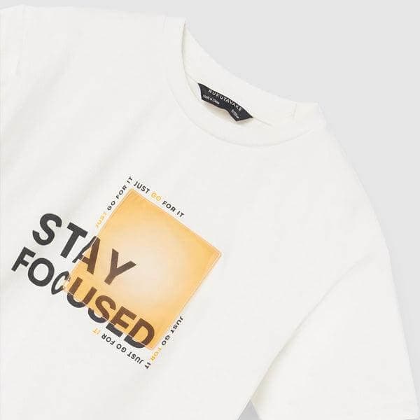 WHITE S/S T-SHIRT