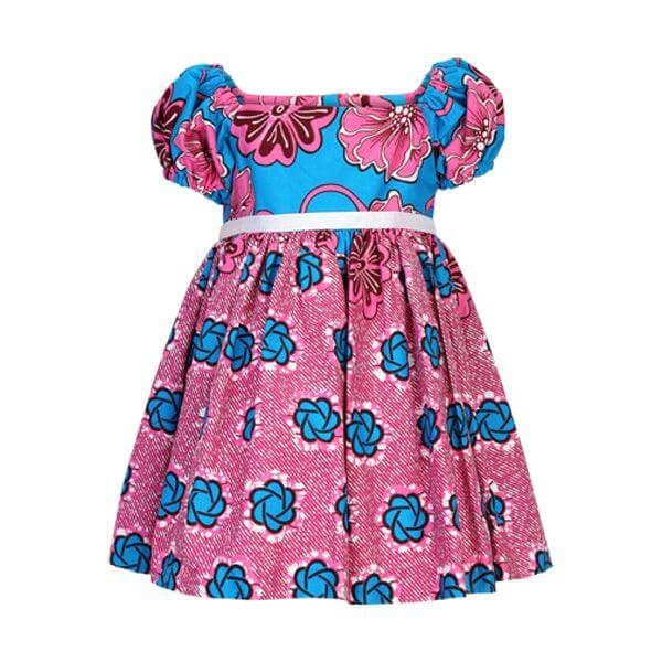 ANKARA MULTICOL DRESS Image