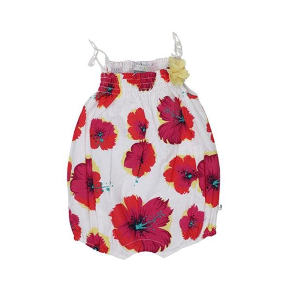 FLORAL PLAYSUIT WITH SOCKS