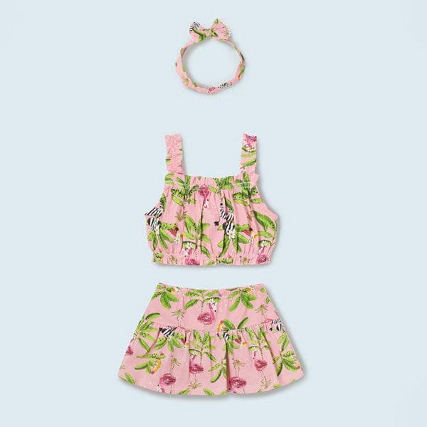FLORAL SHORT SET