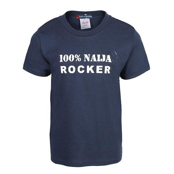 BLUE 100% NAIJA ROCK T-SHIRT