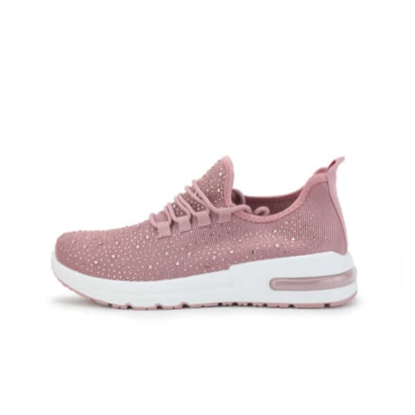PINK LACE UP  SNEAKERS