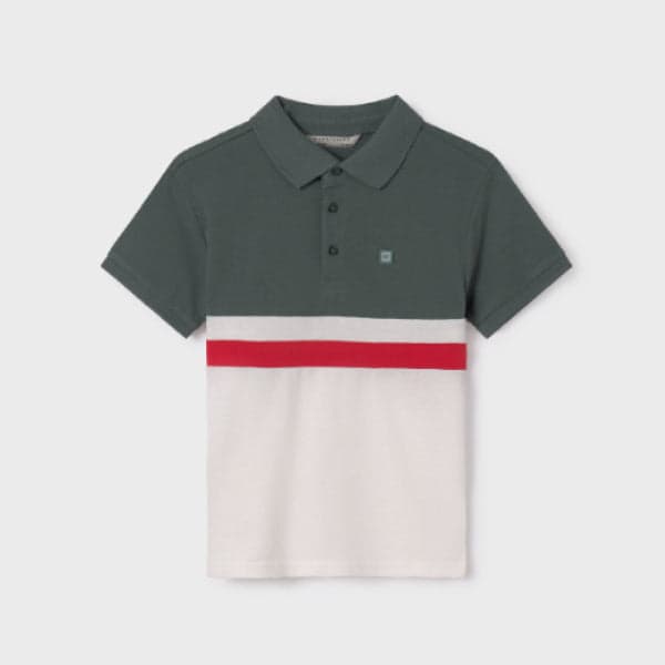 CREAM & GREEN S/S POLO