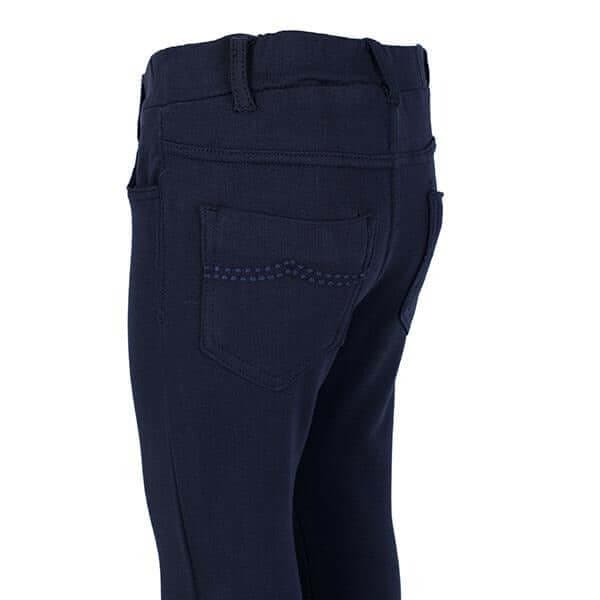 NAVY BASIC KNIT PANTS