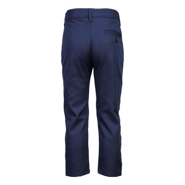 NAVY BASIC LONG TROUSERS