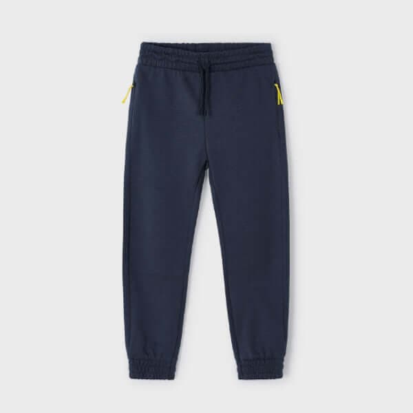 NAVY BLUE CUFFED JOGGERS