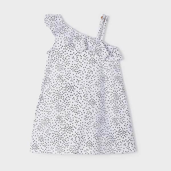 WHITE PRINT DRESS