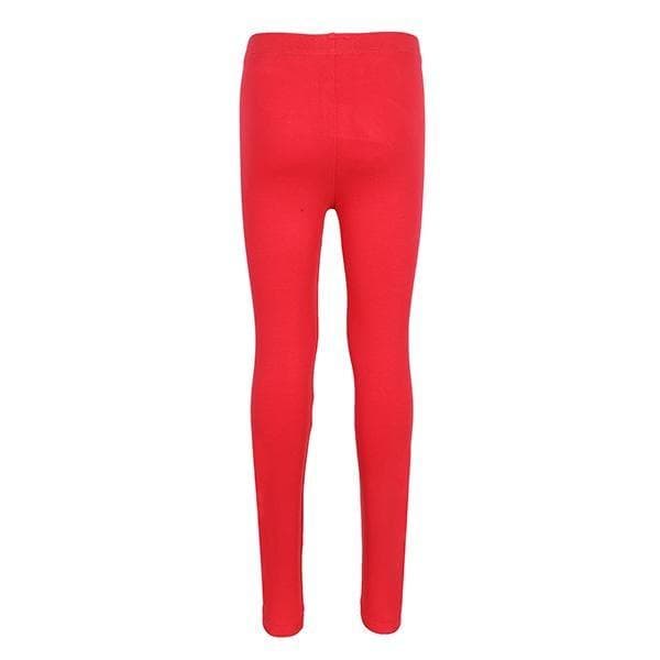 RED LONG BASIC LEGGINGS