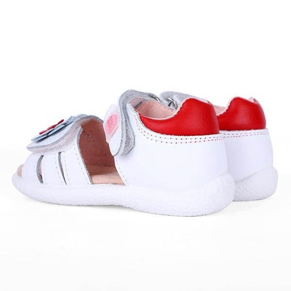 WHITE BABY SANDALS
