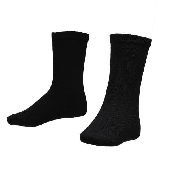 BLACK UNISEX COTTON SOCKS