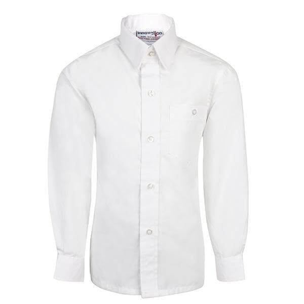 WHITE L/S NORMAL FORMAL SHIRT