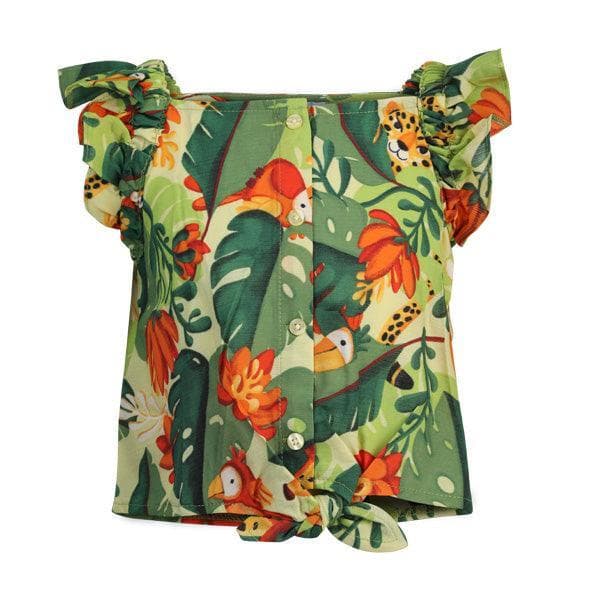 MULTICOLOUR FLORAL BLOUSE