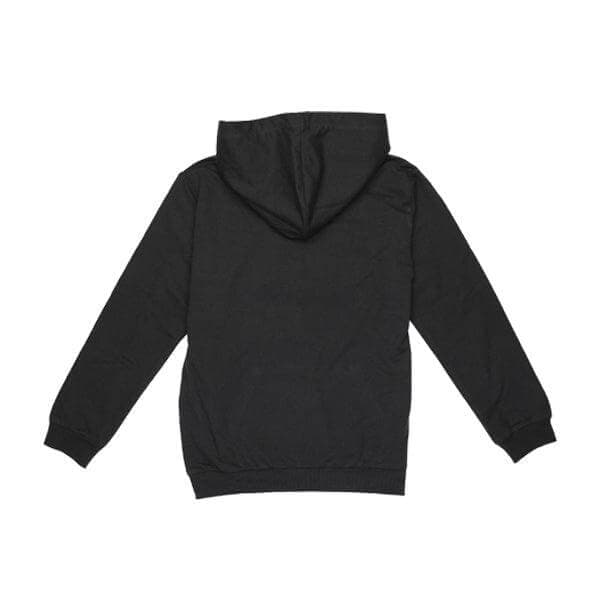 GREY L/S PRINTED HOODIE PULLOVER