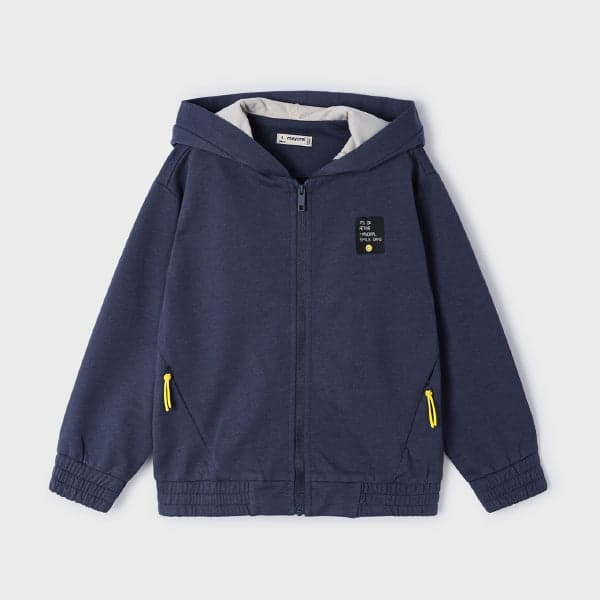 NAVY BLUE L/S HOODIE
