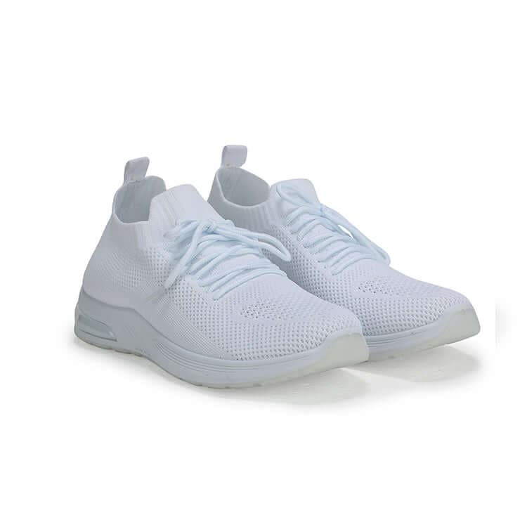 WHITE  LACE UP  SNEAKERS Image