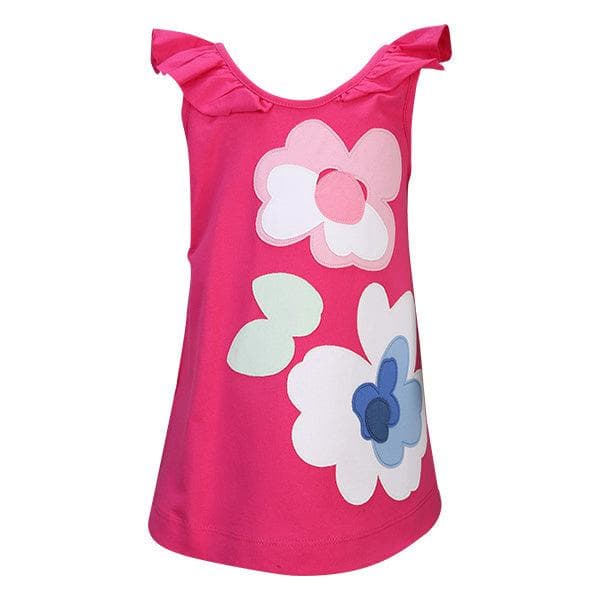 MAGENTA EMBROIDERED DRESS
