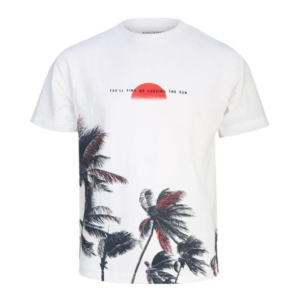 WHITE GRAPHIC S/ S TSHIRT