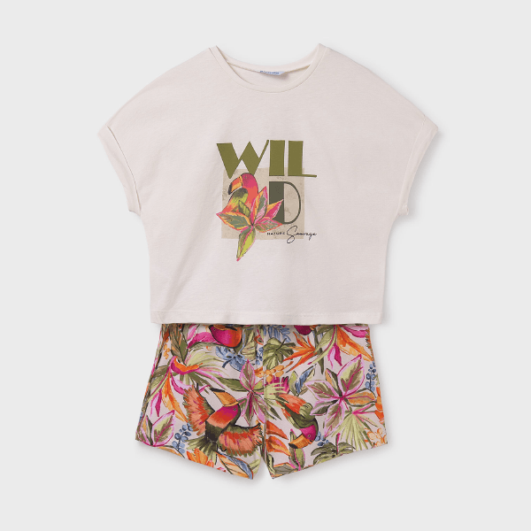 MULTICOLOUR S/S T-SHIRT & SHORT SET